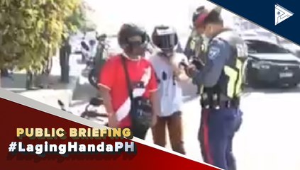 #LagingHanda | Sen. Bong Go, hinimok ang IATF and NTF CoVID-19 na pag-aralang mabuti ang iba't ibang disensyo na gagamitin sa motorcycle backriding