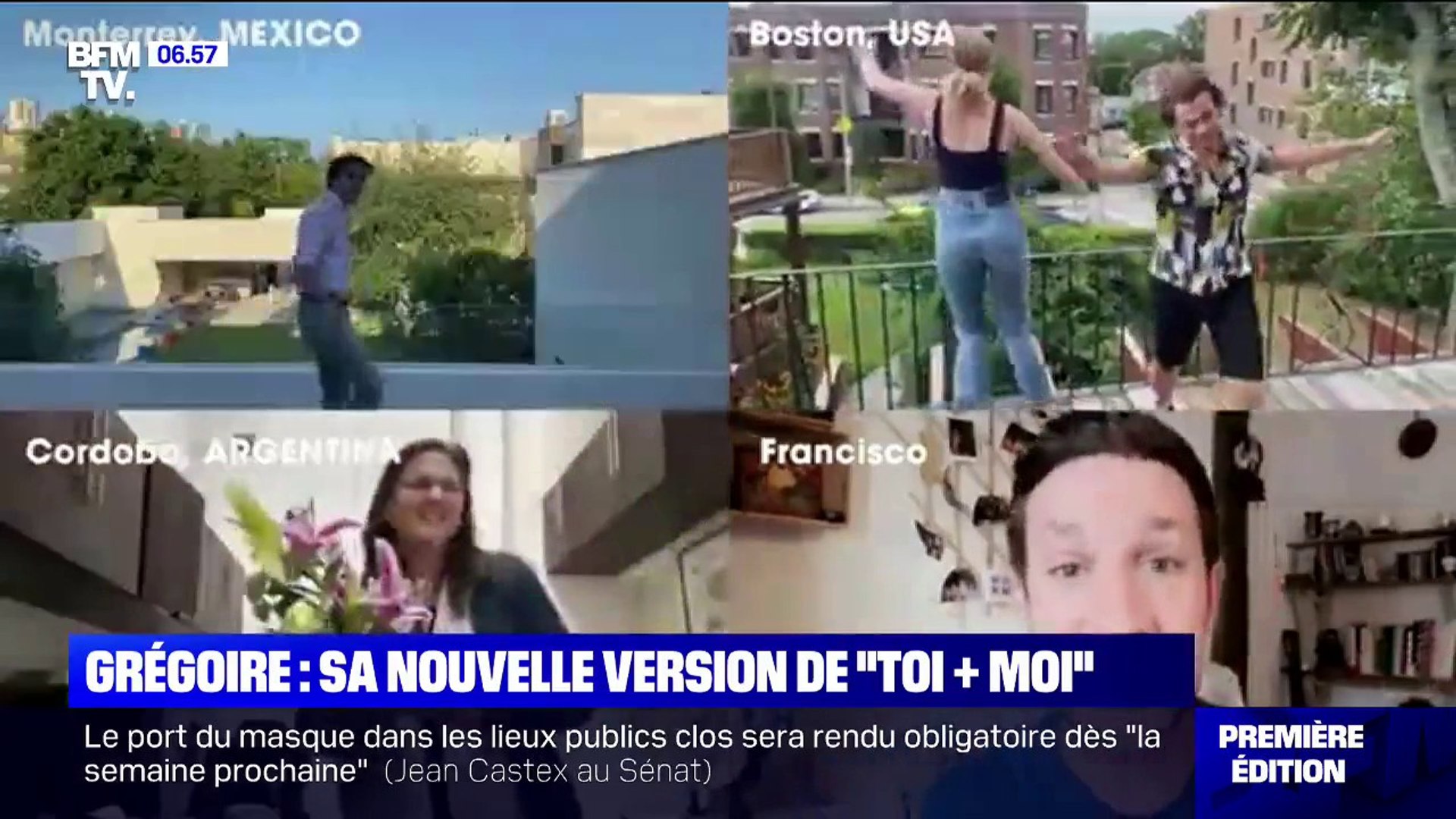 Le tube "Toi + moi" de Grégoire ressort dans une nouvelle version traduite  en quatre langues - Vidéo Dailymotion