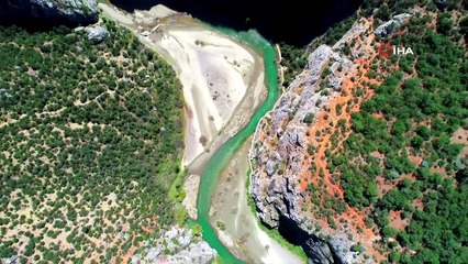 Bir doğa harikası İncesu kanyonu