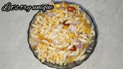 ठेले स्टाइल में भेलपुरी  | How to make Bhelpuri at home - Puffed rice recipe
