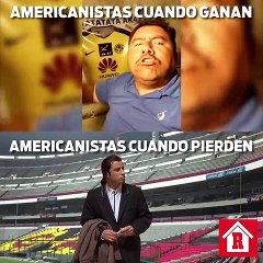 Americanistas cuando ganan,americanistas cuando pierden