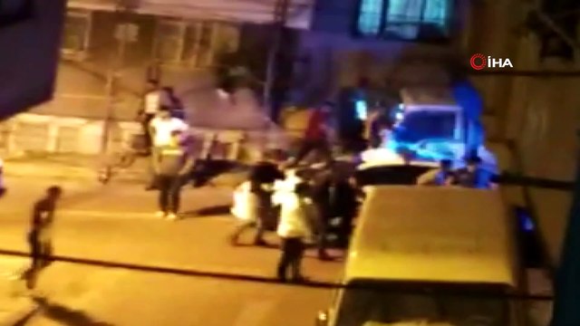 Yol verme kavgasında sokak savaş alanına döndü