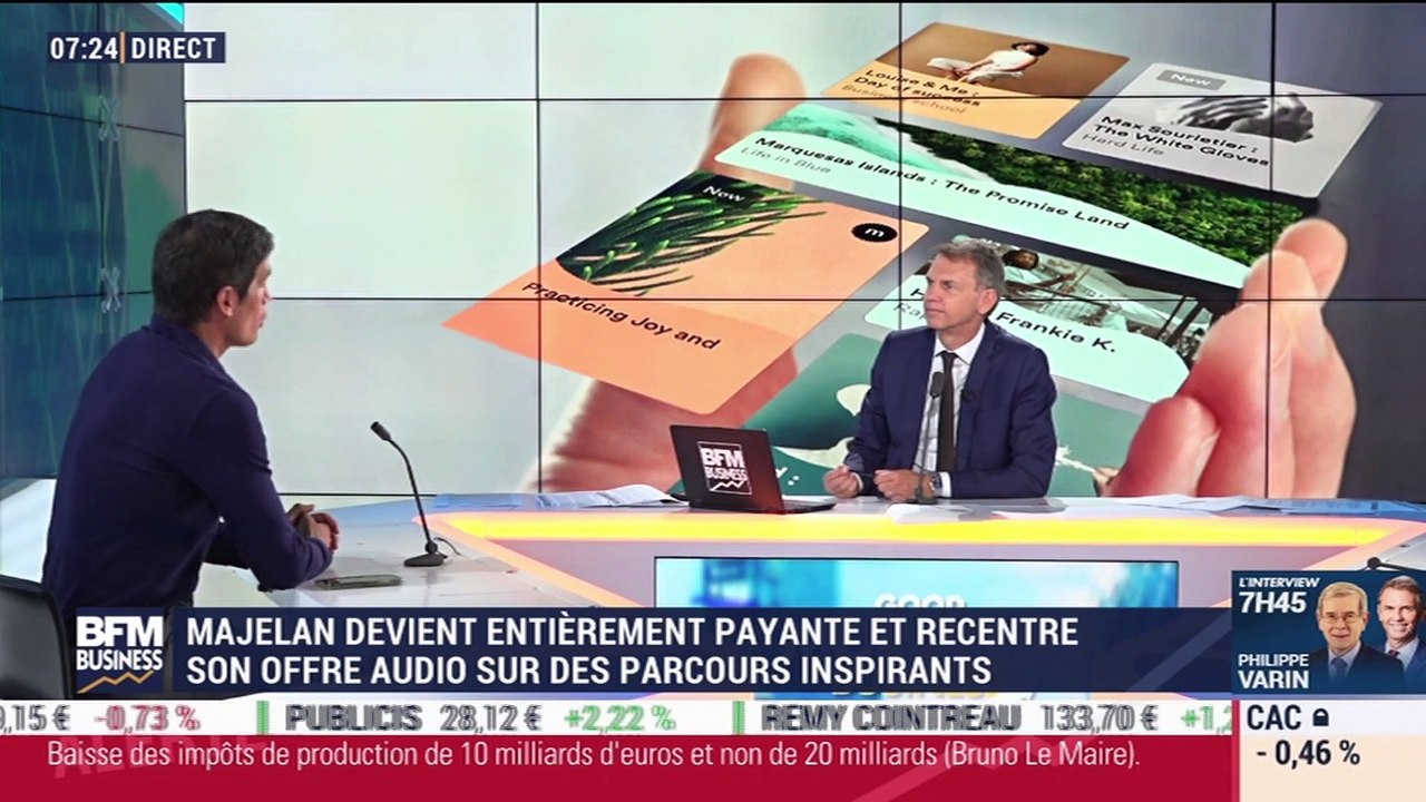 Mathieu Gallet (Majelan) : La start-up de podcasts Majelan lance une nouvelle application dédiée à l'accomplissement personnel - 17/07