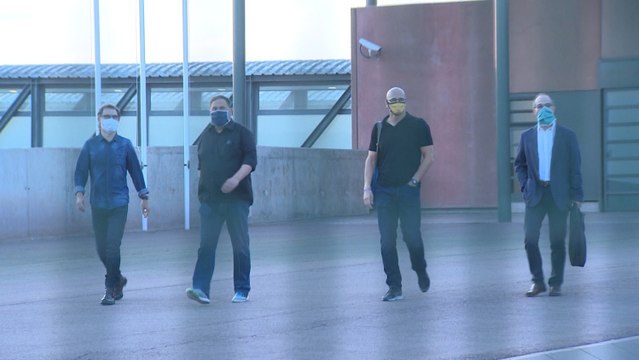 Junqueras, Romeva, Cuixart y Turull salen de Lledoners