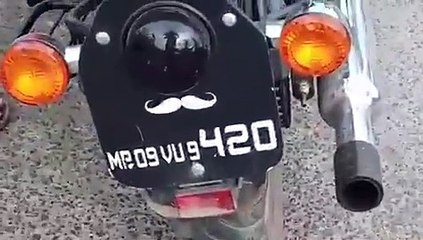 गाड़ियों पर डिजाइनर नंबर प्लेट लगवाने वाले सावधान, इंदौर पुलिस कर रही है कार्रवाई