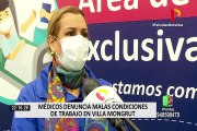 Villa Mongrut: personal sanitario denuncia malas condiciones laborales