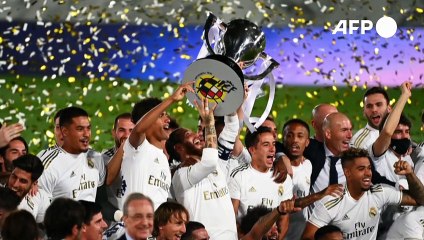 Football: le Real Madrid sacré champion d'Espagne pour la 34e fois
