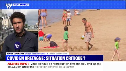 Taux de reproduction du virus à 2,62: situation critique en Bretagne