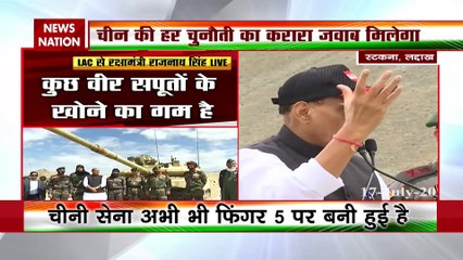 LAC: राजनाथ सिंह की चीन को दो टूक, कोई भी हमारी एक इंच जमीन भी नहीं छीन सकता