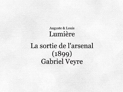 La sortie de l’arsenal (Salida del arsenal) [1900]