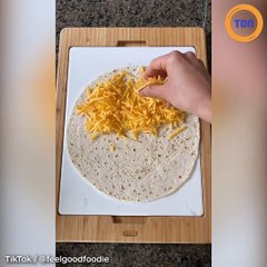 Astuce très simple pour réaliser de délicieuses quesadillas au fromage !