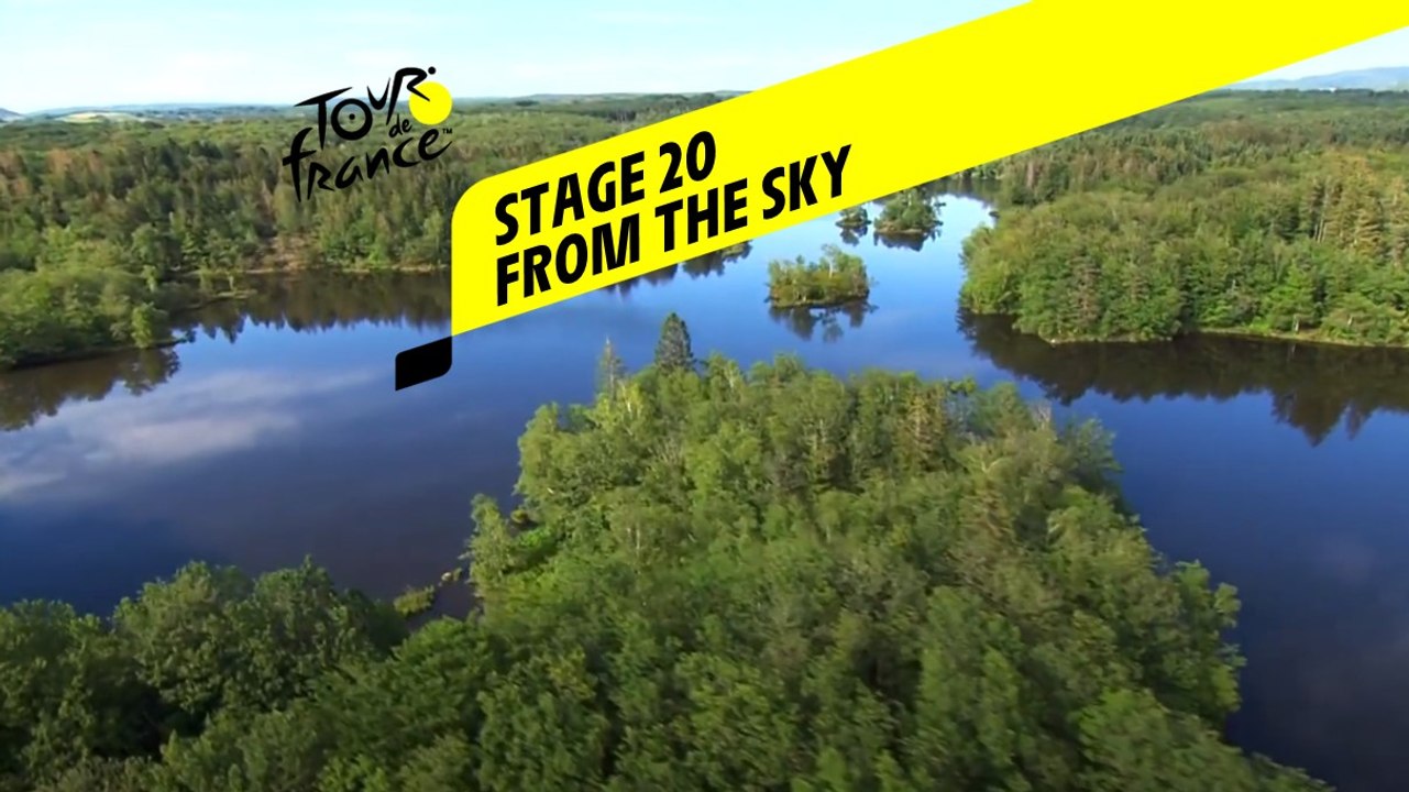 Tour de France 2020 - Étape 20 vue du ciel / Stage 20  from the sky : Lure –  La Planche des Belles Filles