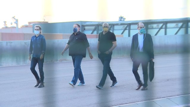 Los presos del 1-O salen de la cárcel por primera vez con la semilibertad