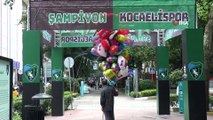 Kocaelispor taraftarı Süper Lig yolunu gözlüyor