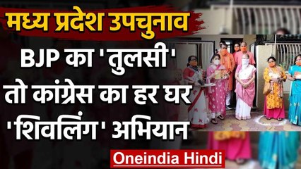 MP By Poll Election: BJP का घर घर तुलसी अभियान, Congress शिवलिंग के सहारे | वनइंडिया हिंदी