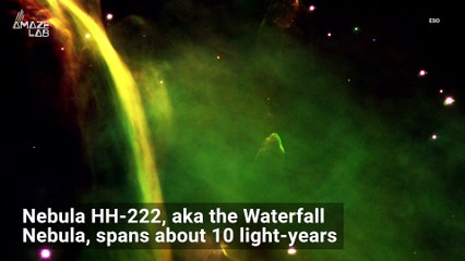 How This Waterfall Nebula Formed is a Mystery to Scientists