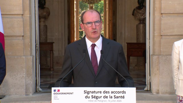 Signature des accords du Ségur de la santé