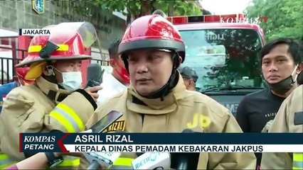 Permukiman di Jakarta Pusat Hangus Terbakar, 24 Rumah Hangus Terbakar