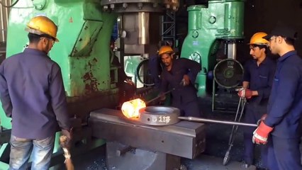 Extreme metal forging process