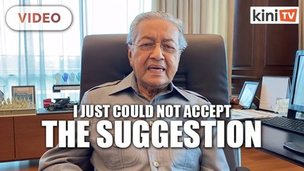 Dr M- PH ceased to be the government when Bersatu left