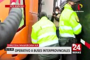 Policía retiró placas y retuvo licencias a vehículos informales en operativo en la Panamericana Sur