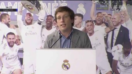 Almeida: "Quiero agradecer el compromiso del Real Madrid con la ciudad"