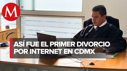 Dictan primera sentencia de divorcio en línea en CdMx