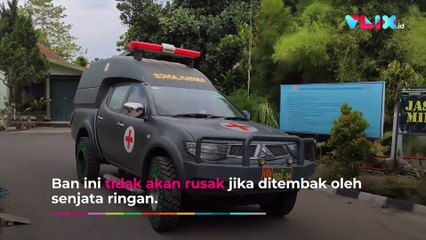 Tahan Tembak, Ban Sangar Anti Bocor Buatan TNI AD