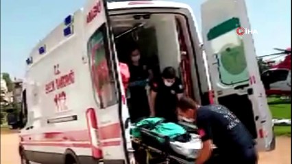 Hava ambulansı havale geçiren minik Elmas için havalandı