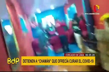 Cercado de Lima: PNP captura a un falso chamán que decía curar la COVID-19