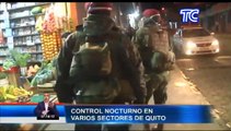 Control nocturno en varios sectores de Quito, no se cumple toque de queda