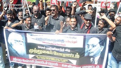 पेरियार की मूर्ति की भगवा रंग से पुताई पर हंगामा, आरोपी शख़्स पुलिस हिरासत में