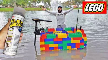 LEGO FLEX SEAL BOAT DIY! (Will it Float__)