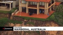 Beach erosion in Australia leaves residents on edge