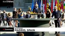 Spain pays tribute to coronavirus victims and frontline workers in official ceremony