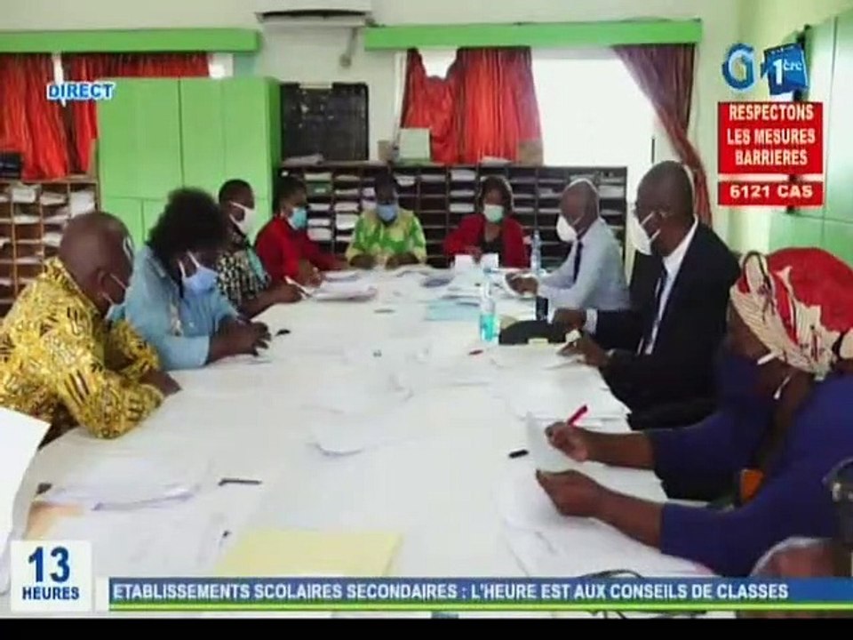 RTG - Préparation de la reprise des cours : les établissements scolaires secondaires en conseils de classes