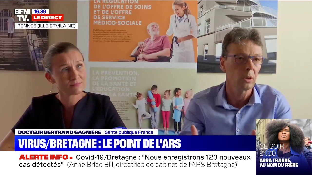 Santé publique France sur l'épidémie de coronavirus en Bretagne: "On est capable, pour le moment, de circonscrire les foyers concernés"