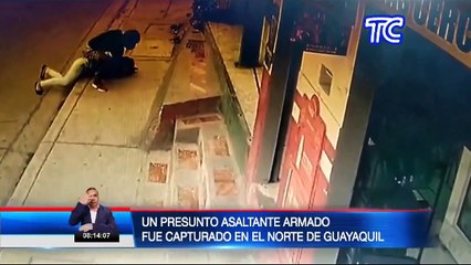 Presunto delincuente, "Alias cucaracha", fue grabado como agrede a una mujer para robarle