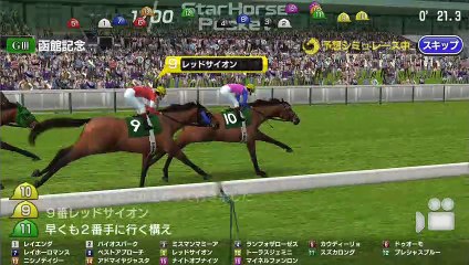 2020 GⅢ函館記念 レースシュミレーション