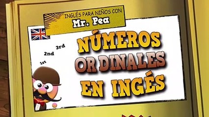 Números Ordinales en Inglés - Inglés para niños con Mr.Pea