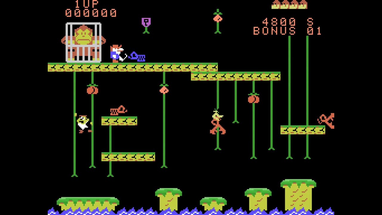 [Longplay] Donkey Kong Jr. (Skill 1-2-3-4) - ColecoVision (1080p 60fps)