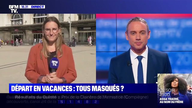 Départ en vacances: tous masqués dans les gares et les trains