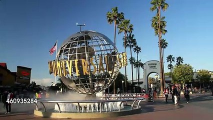 Universal Studios Hollywood view from Globe