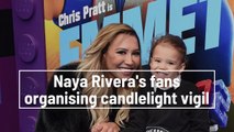 A touching tribute: Naya Rivera's fans organising candlelight vigil