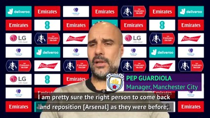 Tải video: Arteta can make Arsenal contenders again - Guardiola