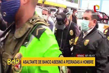 Rímac: familiares de asesinado en Día del Padre amenazan con matar a sopechoso si sale libre