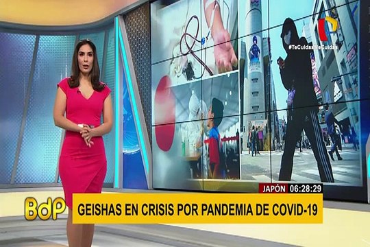 Geishas japonesas se encuentran en crisis por el coronavirus