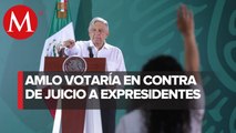 Pueblo y autoridad decidirán si se juzga a ex presidentes: AMLO