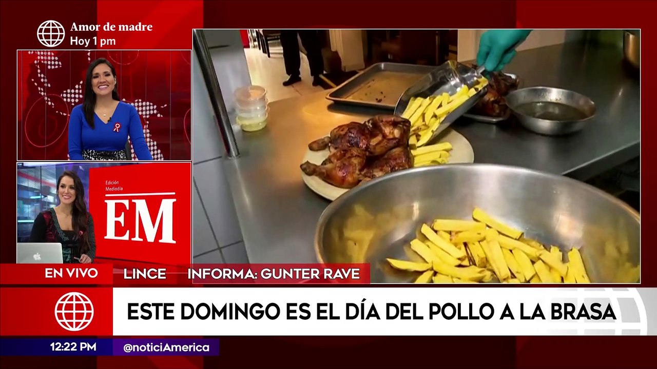 Edición Mediodía: Este domingo es el Día del Pollo a la Brasa