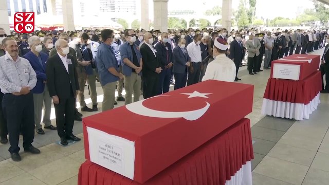 Van'da şehit düşen polislerin cenaze töreni yapıldı
